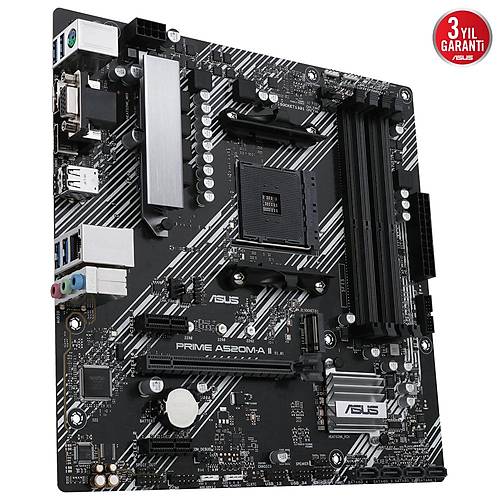 Asus PRIME A520M-E CSM Ac-AM4 A520 DDR4 4400Mhz M.2 USB3.2 mATX AMD Anakart