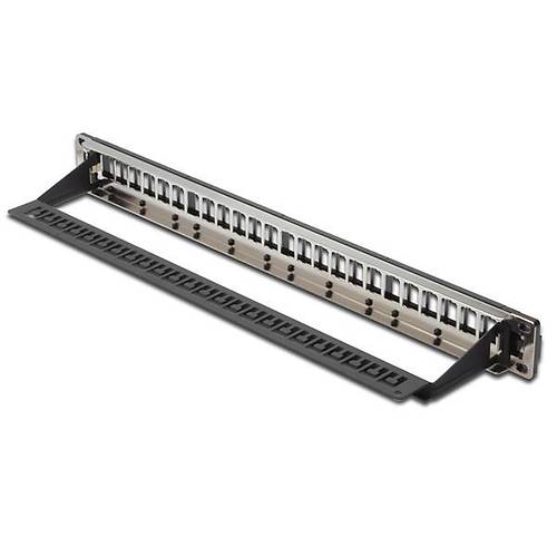 Digitus DN-91411-LF 24 Port CAT6 Zrhl 1U Siyah Bo Patch Panel