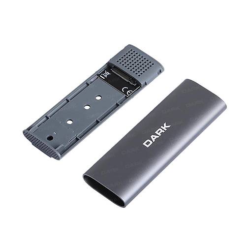 Dark DK-AC-DSEM4 Usb Type C  to M.2 NVMe SSD Gri Alminyum Disk Kutusu