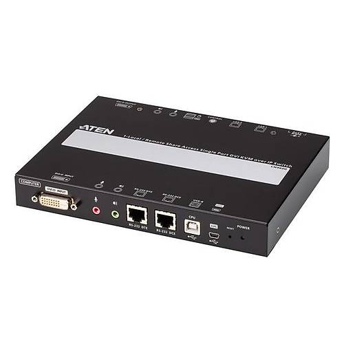 Aten CN9600 1 Local Remote share Access Single Port Dv KVM over Ip Switch