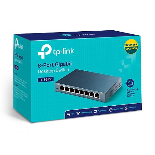Tp-Link TL-SG108 8 Port 10/100/1000 Masast Switch