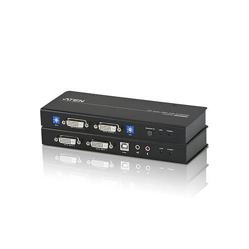 Aten CE604 60 Mt DVI-D To CAT Dual Link USB 1024x768 DVI-D ESD Mesafe Uzatma Cihaz
