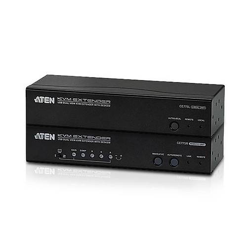 Aten CE775 300 Mt VGA to CAT USB Dual Keyborad Mouse Ses 1280x1024 VGA Mesafe Uzatma Cihaz