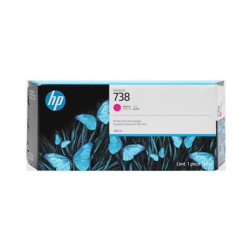 Hp 676M7A 738 300Ml Yksek Kapasiteli Krmz Orijinal Inkjet Kartu