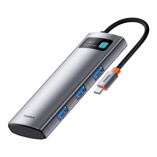 Baseus B00030708811-00 USB Type C to HDMI USB Type C SD TF 4K Ultra 7 in 1 Dock Station