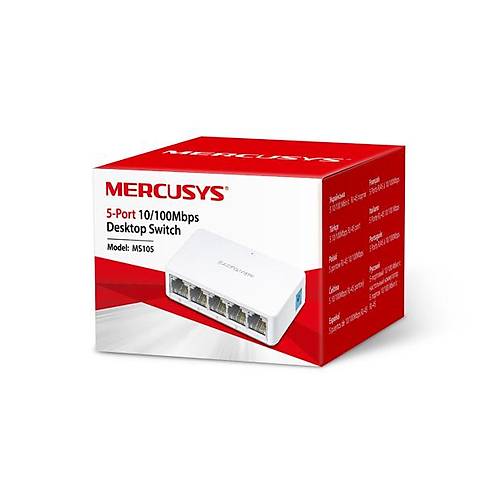 Tp-Link Mercusys MS105 5 Port 10/100Mbps Desktop Switch