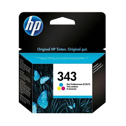 Hp C8766EE 343 330 Sayfalk 3 Renkli Orijinal Inkjet Kartu