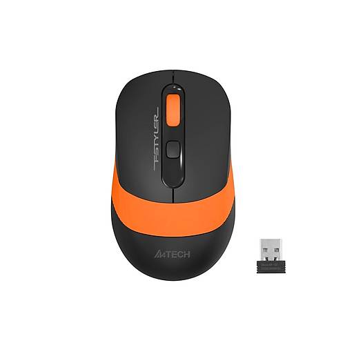 A4 Tech FG10 2000 Dpi 4 Tulu Turuncu Siyah Kablosuz Optik Mouse