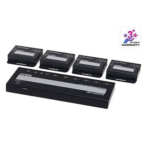 Aten VS1824KIT 40 Mt 1 Port Girii 4 Port k DISPLAY PORT to RJ45 4K oklayc