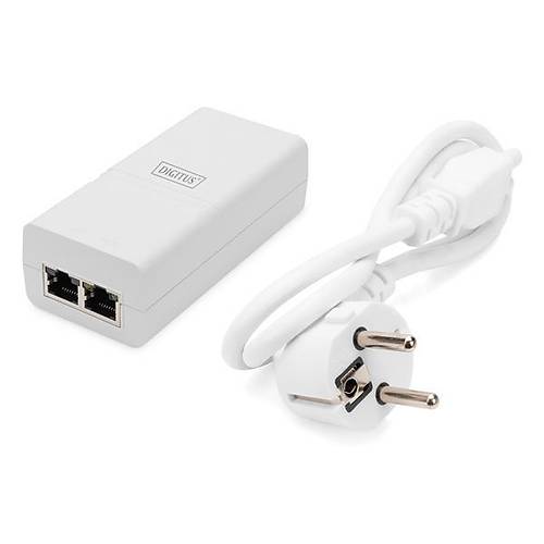 Digitus DN-95131 1 Port Gigabit 15.4W Beyaz Aktif PoE Injektor