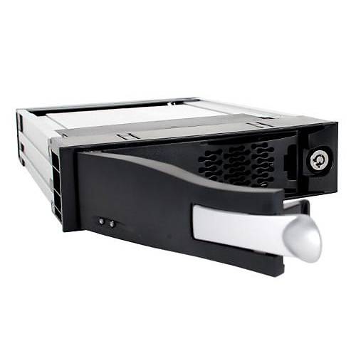 Icy Dock MB123SK-B Moble Rack 3.5 inch x 1 Yuva 5.25 inch evirici Disk Kza