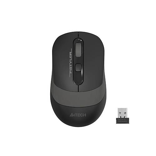 A4 Tech FG10 2000 Dpi 4 Tulu Gri Siyah Kablosuz Optik Mouse