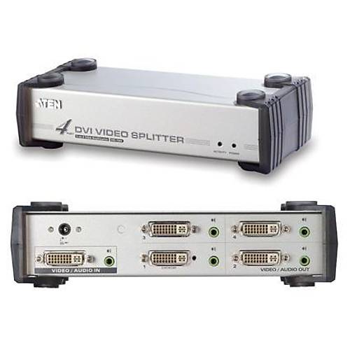 Aten VS164 5 Mt 1 Girii 4 k DVI-I 1920x1080 DVI-I Grnt oklayc Splitter