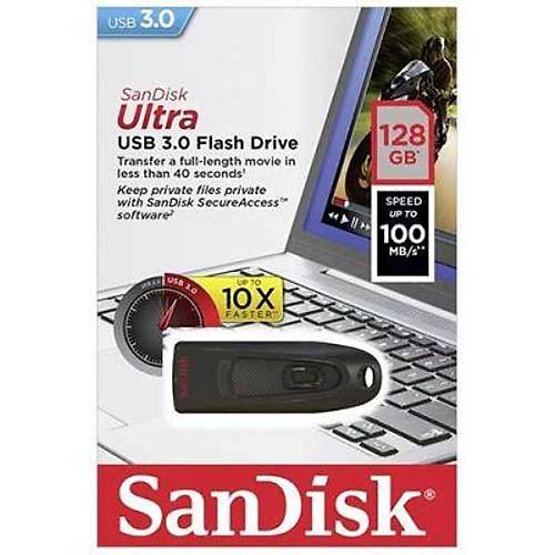 Sandisk SDCZ48-128G-U46 128 GB Ultra 80Mb/S USB 3.0 Flash Bellek
