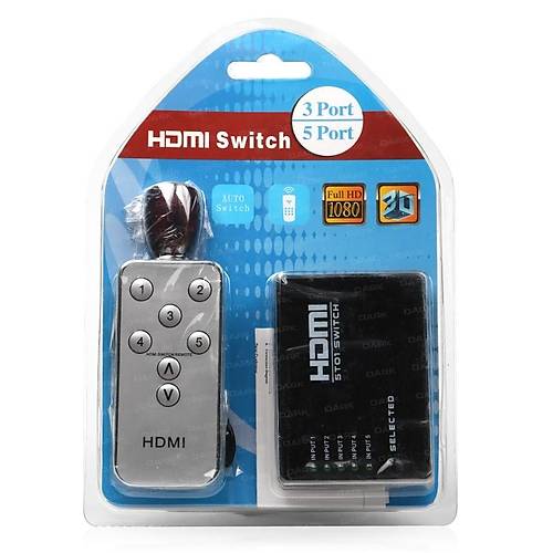 Dark DK-HD-SW4X1 4 Giri 1 kl Kumandal HDMI Switch Seii
