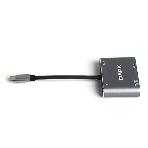Dark DK-AC-U31XHDV USB 3.1 Type C to HDMI VGA 4K Dntrc Ekran Adaptr