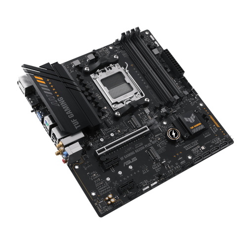 Asus TUF GAMING A620M-PLUS WIFI Sc-Am5 A620 DDR5 6400Mhz 2xM2 Wi-Fi Aura RGB mATX AMD Anakart