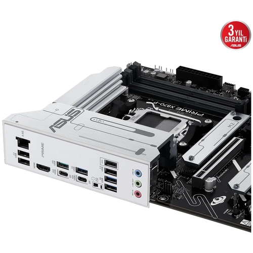 Asus PRIME X870-P Sc-AM5 X870 DDR5 8000MHz 4xM2 2xUSB4 2.5Gbit LAN ATX AMD Anakart