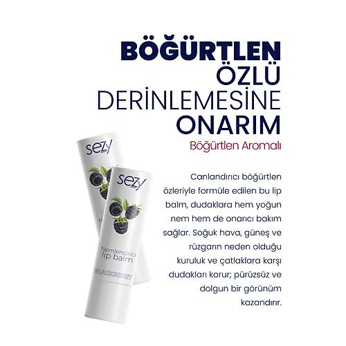 Sezy Brtlen Aromal Nemlendirici Lip Balm 5 gr  Doal & Besleyici Dudak Bakm