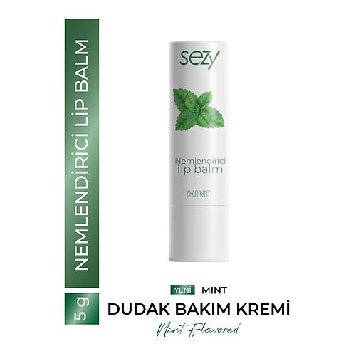 Sezy Nane Aromal Nemlendirici Lip Balm 5 gr  Doal & Ferah Dudak Bakm