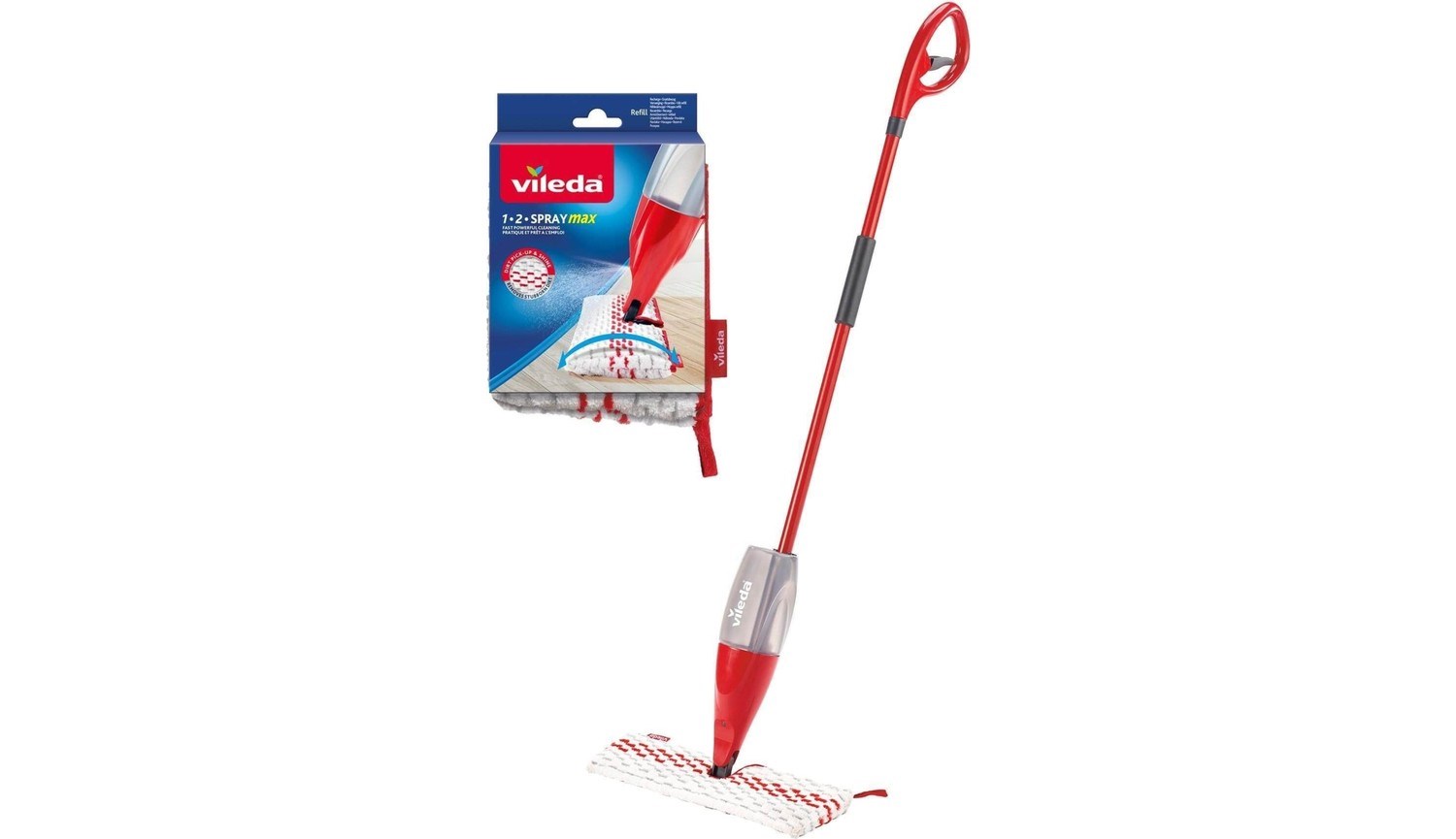 1-2 Spray Max + Yedek Başlık Mop