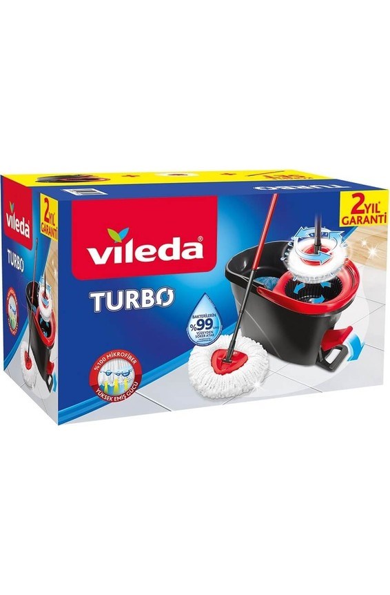 Turbo Pedallı Döner Hazneli Otomatik Temizlik Seti