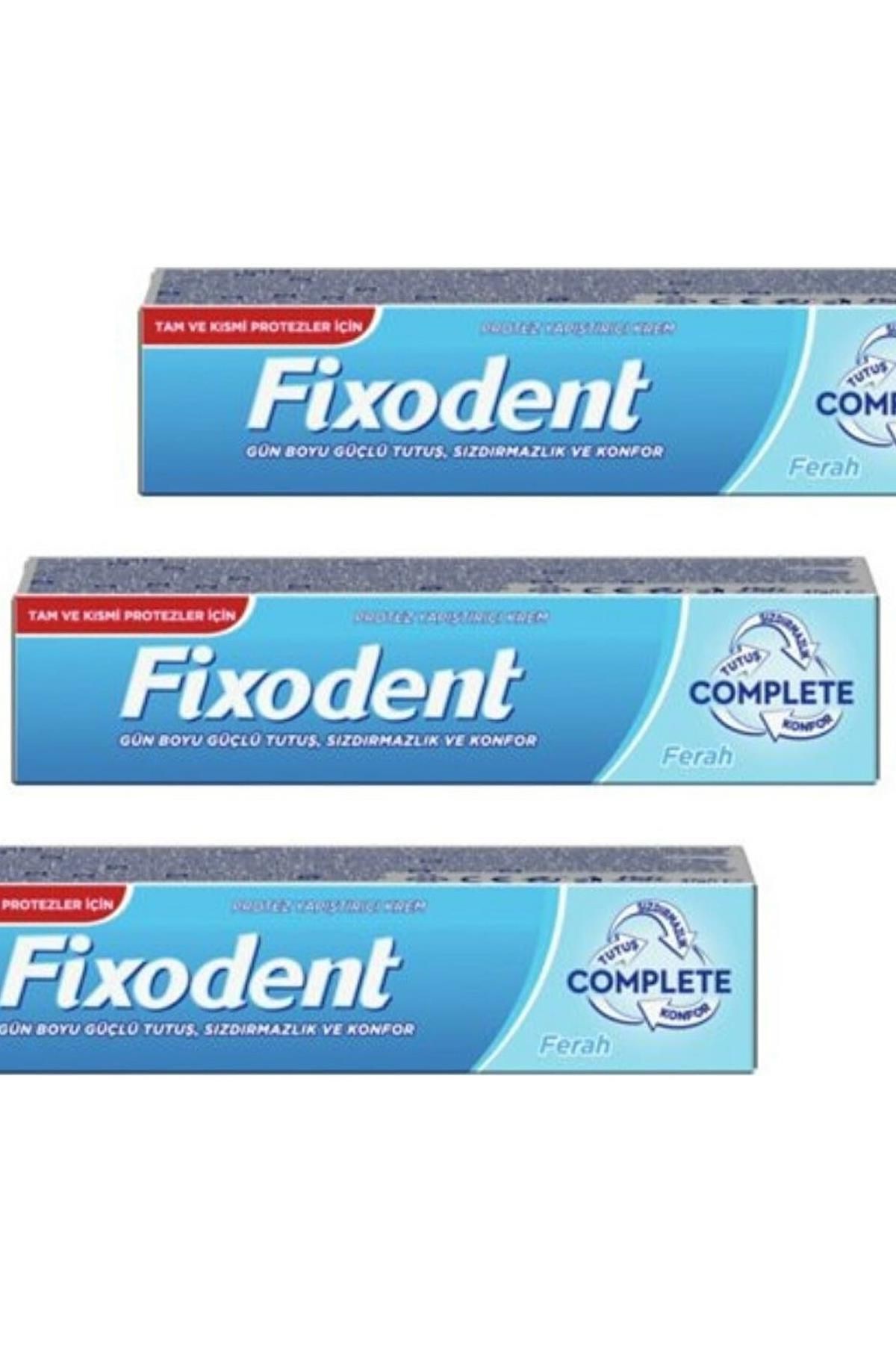 Fıxodent Complate Fresh 47 Gr 3'Lü