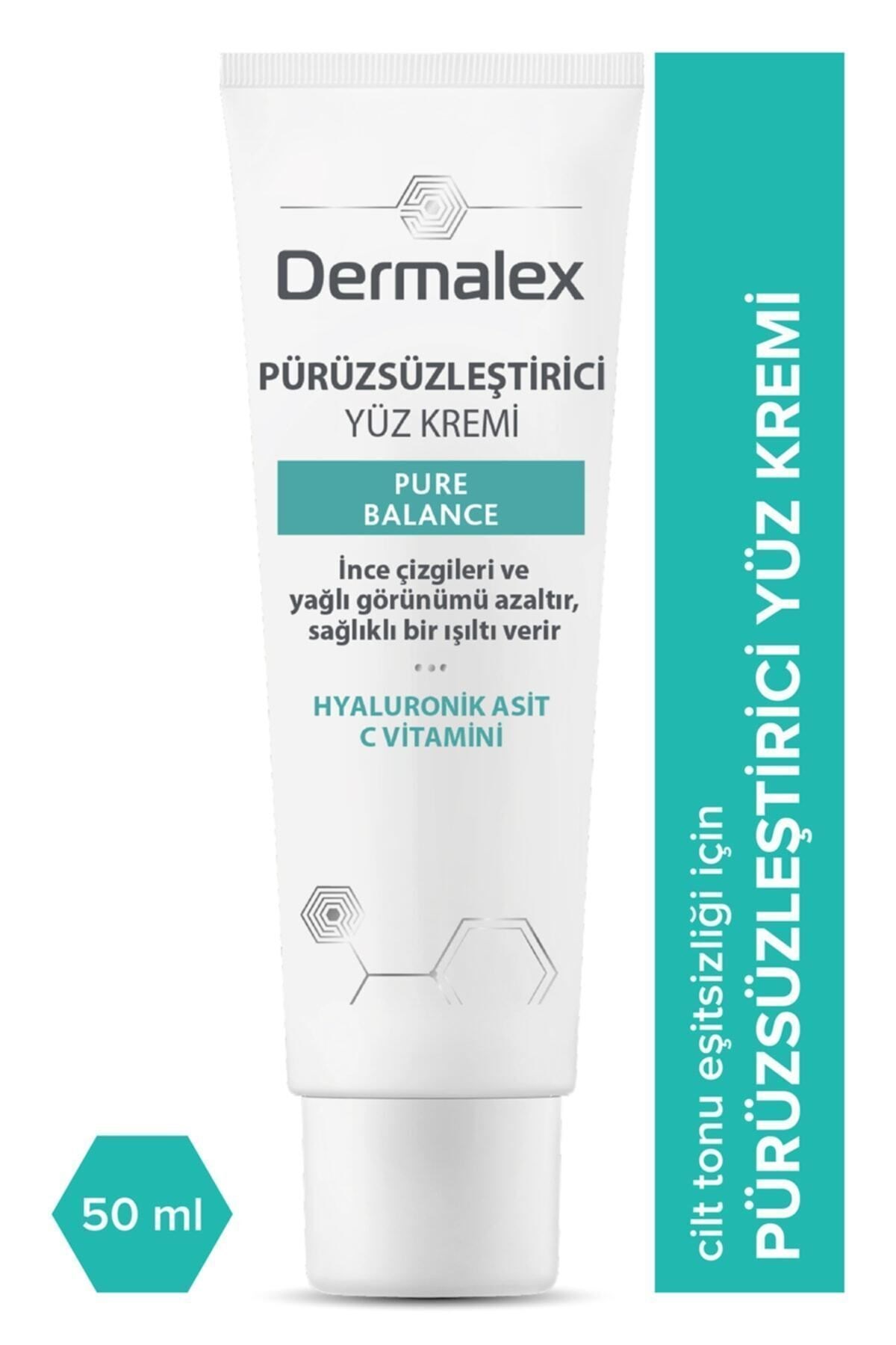 Dermalex Pure Balance Pürüzsüzleştirici Yüz Kremi 50ml