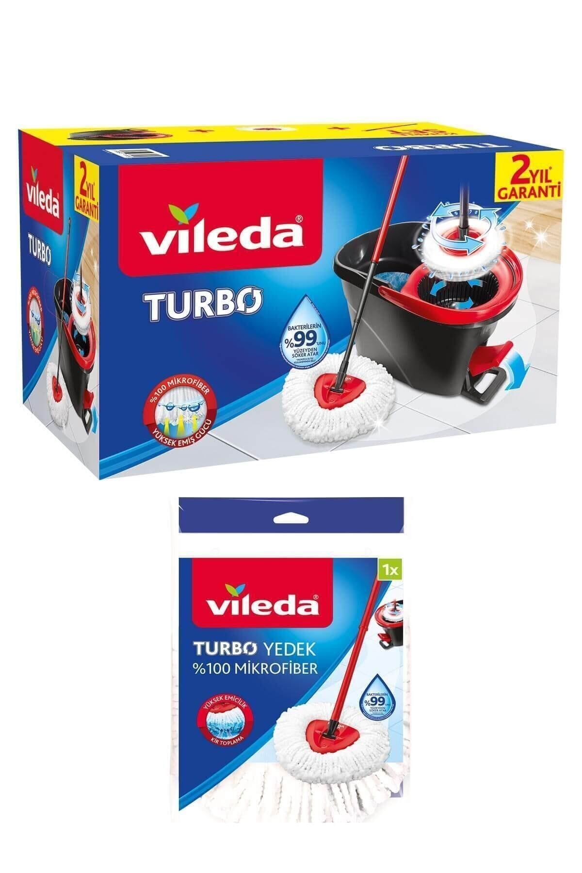 Turbo Pedallı Temizlik Seti Yedek Paspas