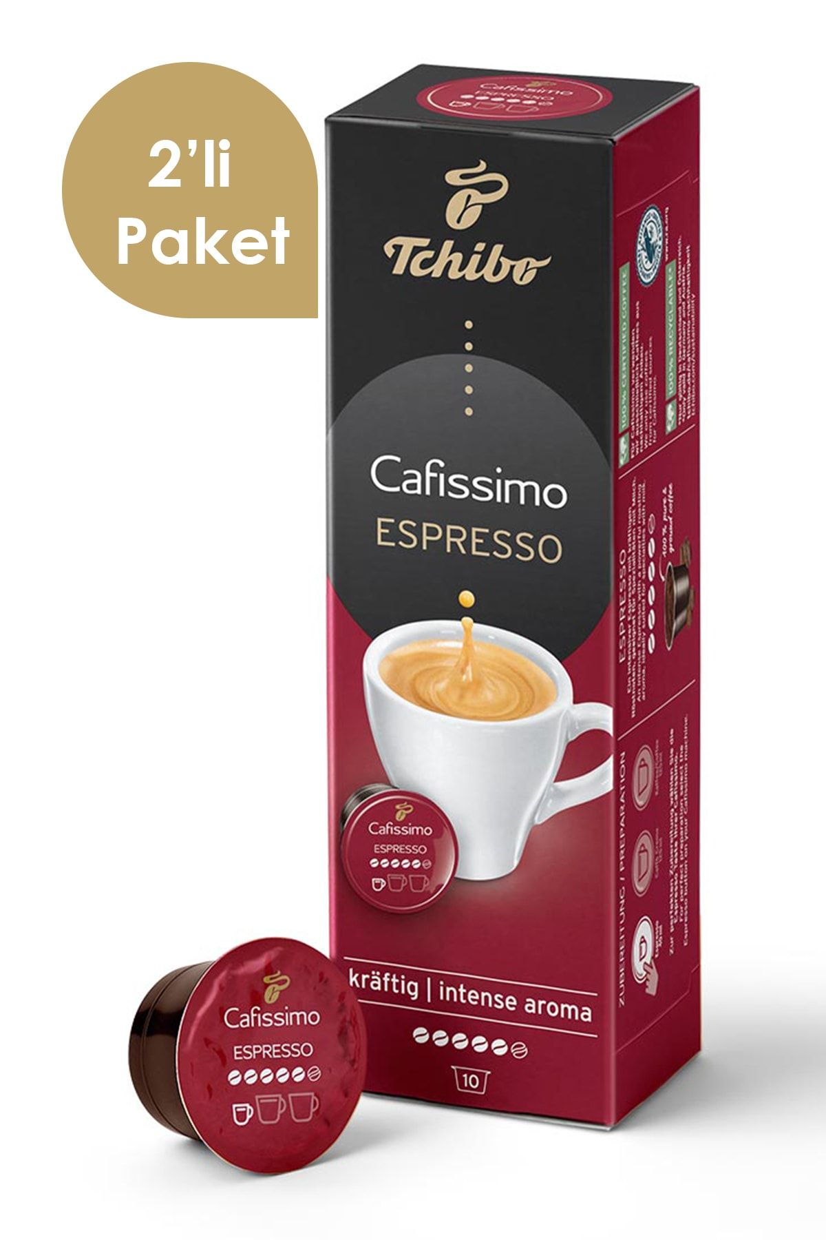 Cafissimo Espresso Intense Aroma 2x10 Adet Kapsül Kahve