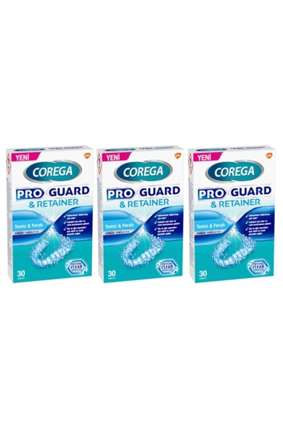 Proguard Diş Protezi Temizleyici Tablet 90 Adet (30x3)