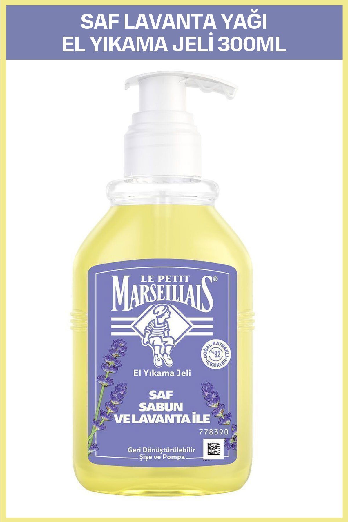 Le Petit Marsseılıaıs Saf Sıvı Sabun Lavanta Yağı 300 Ml