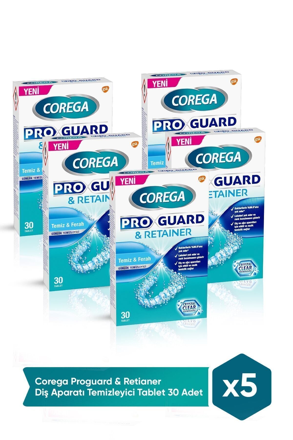 Proguard & Retianer Diş Aparatı Temizleyici Tablet 150 Adet (30X5) Cbkshop