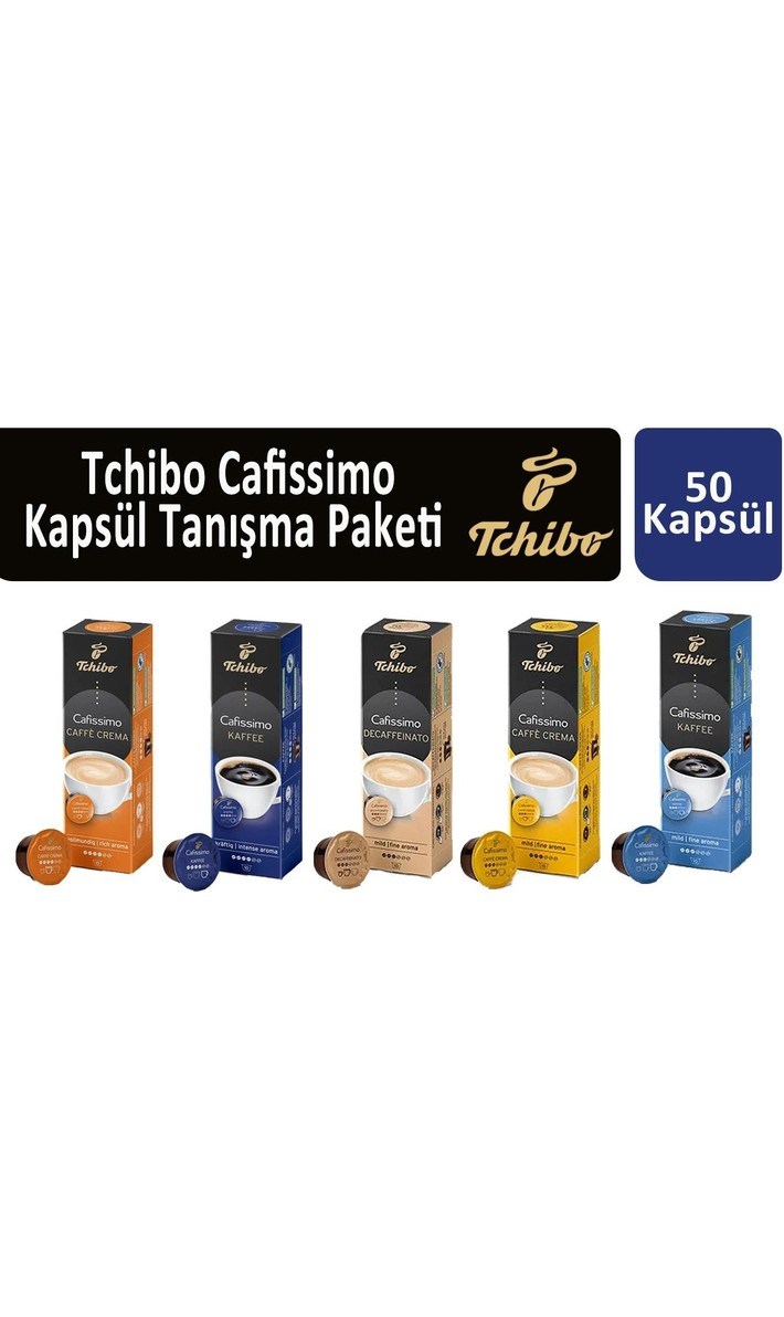 Tchibo Cafissimo Kapsül Tanışma Paketi 50 Kapsül