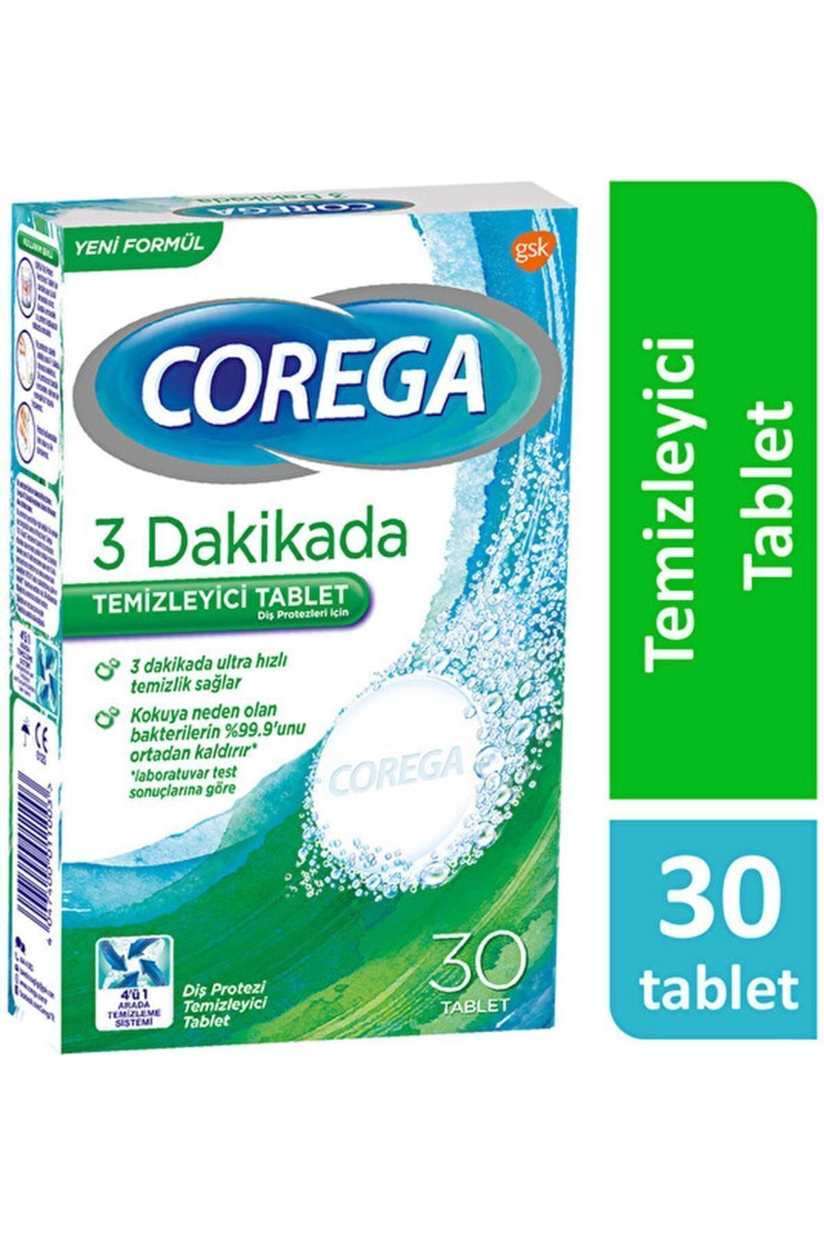 Corega Beyazlatıcı 30 ml Bio 30 Tablet