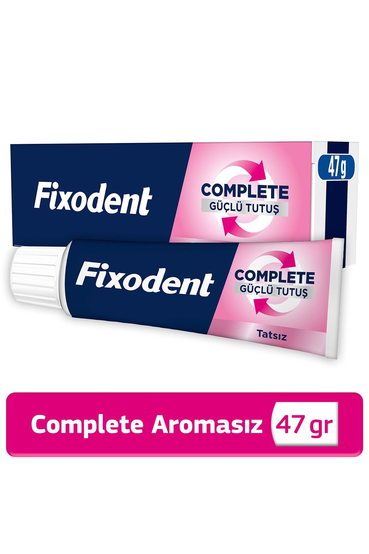 Fixodent Complete Tatsız Diş Protezi Yapıştırıcı Krem 47G