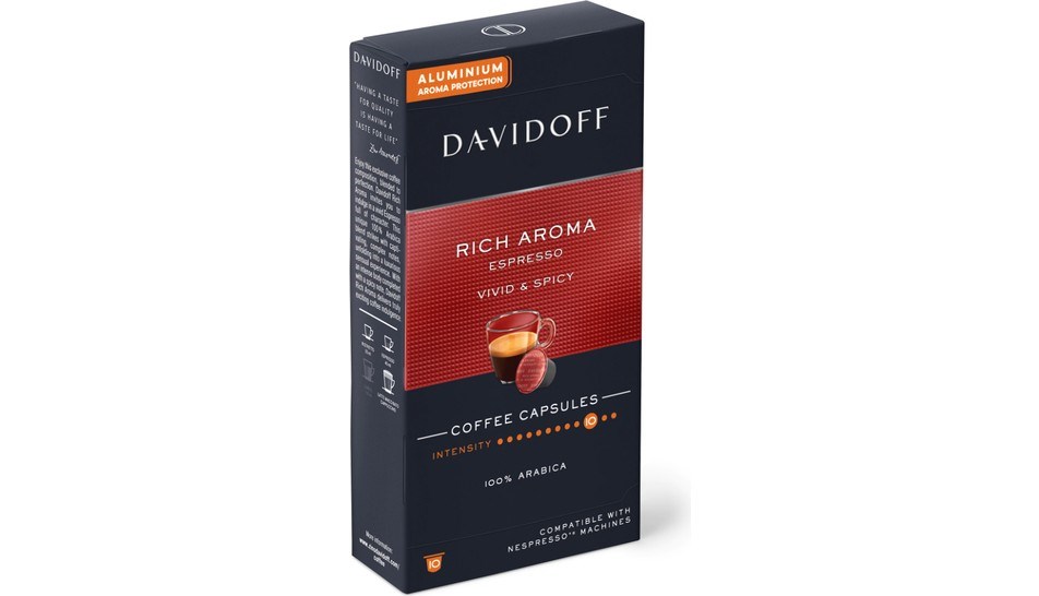 Rıch Aroma Espresso Vıvıd & Spıcy Aluminium Kapsül Kahve (100 Adet) (nespresso Uyumlu)