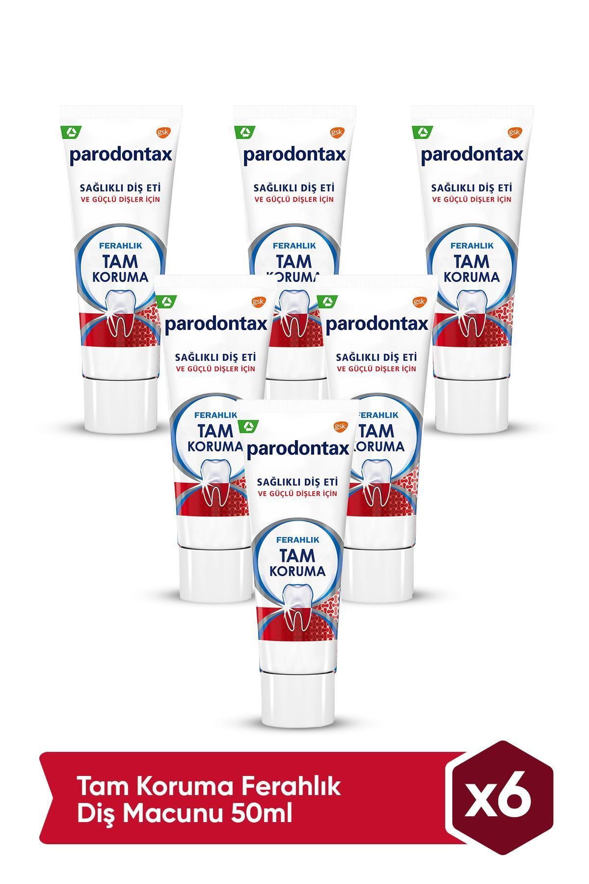 Parodontax  Tam Koruma Ferahlık Diş Macunu 6x50ml