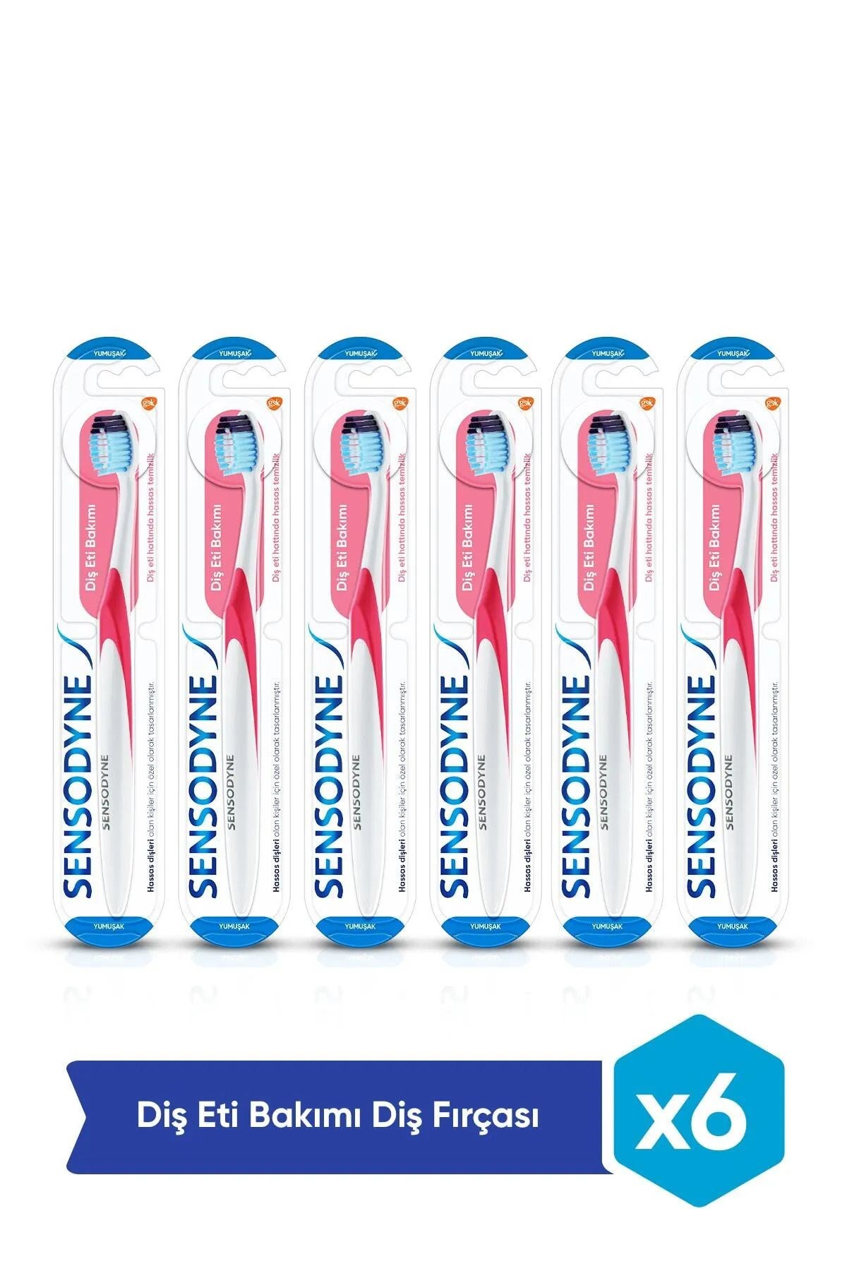 SENSODYNE 6 LI DİŞ FIRÇASI YUMUŞAK ( DİŞ ETİ BAKIMI)