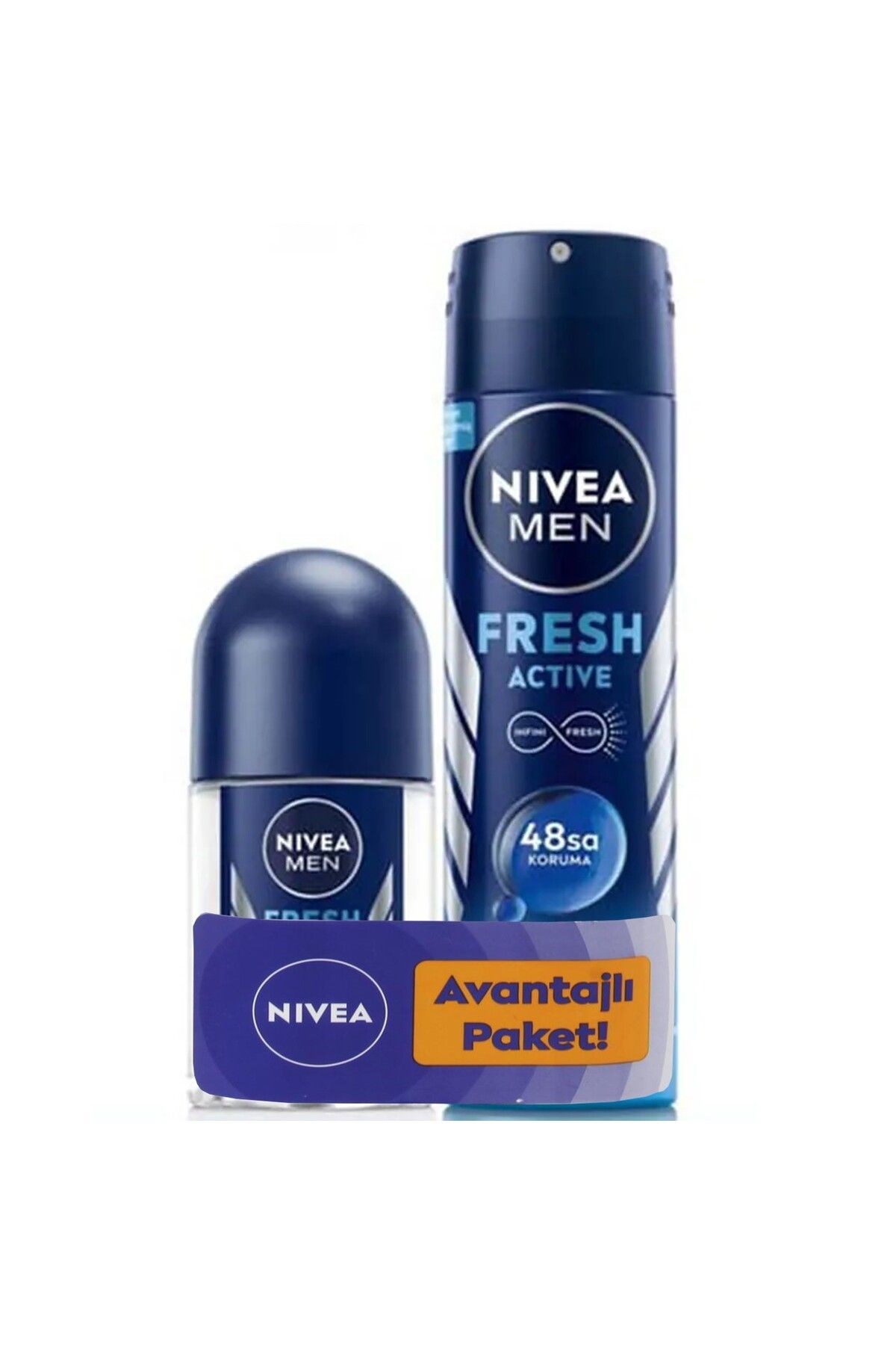 Men Erkek Sprey Deodorant Fresh Active 150 ml Roll-on 25 ml