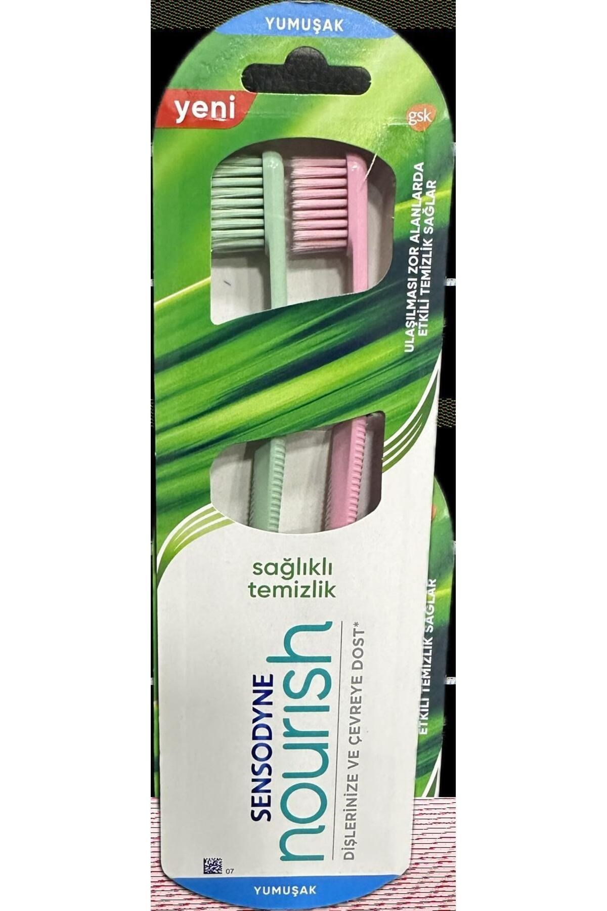 Sensodyne Nourish Sağlıklı Temizlik Diş Fırçası Yumuşak 2?li