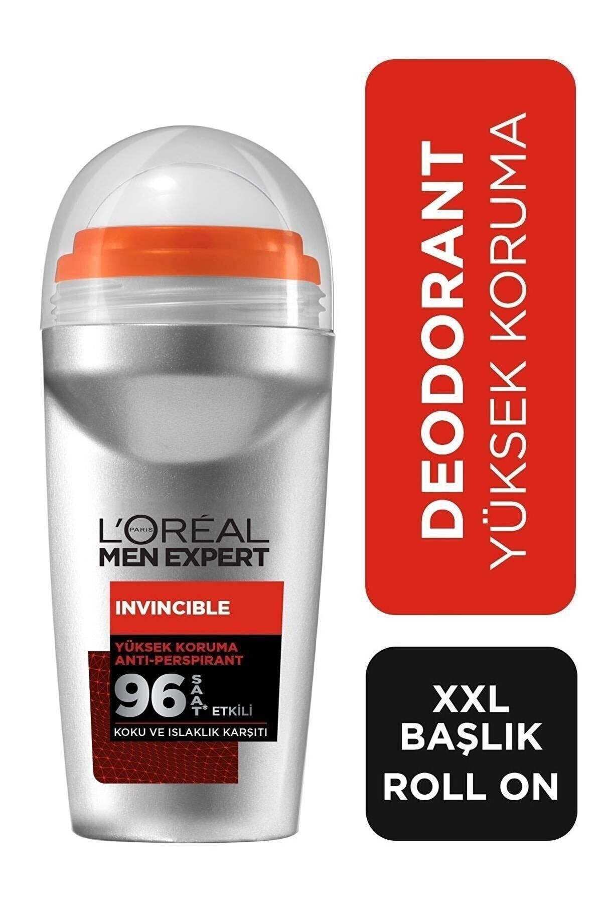Men Invincible Roll-on Yüksek Korumalı Deodorant 50 Ml - 96 saat Etkili* Koruma
