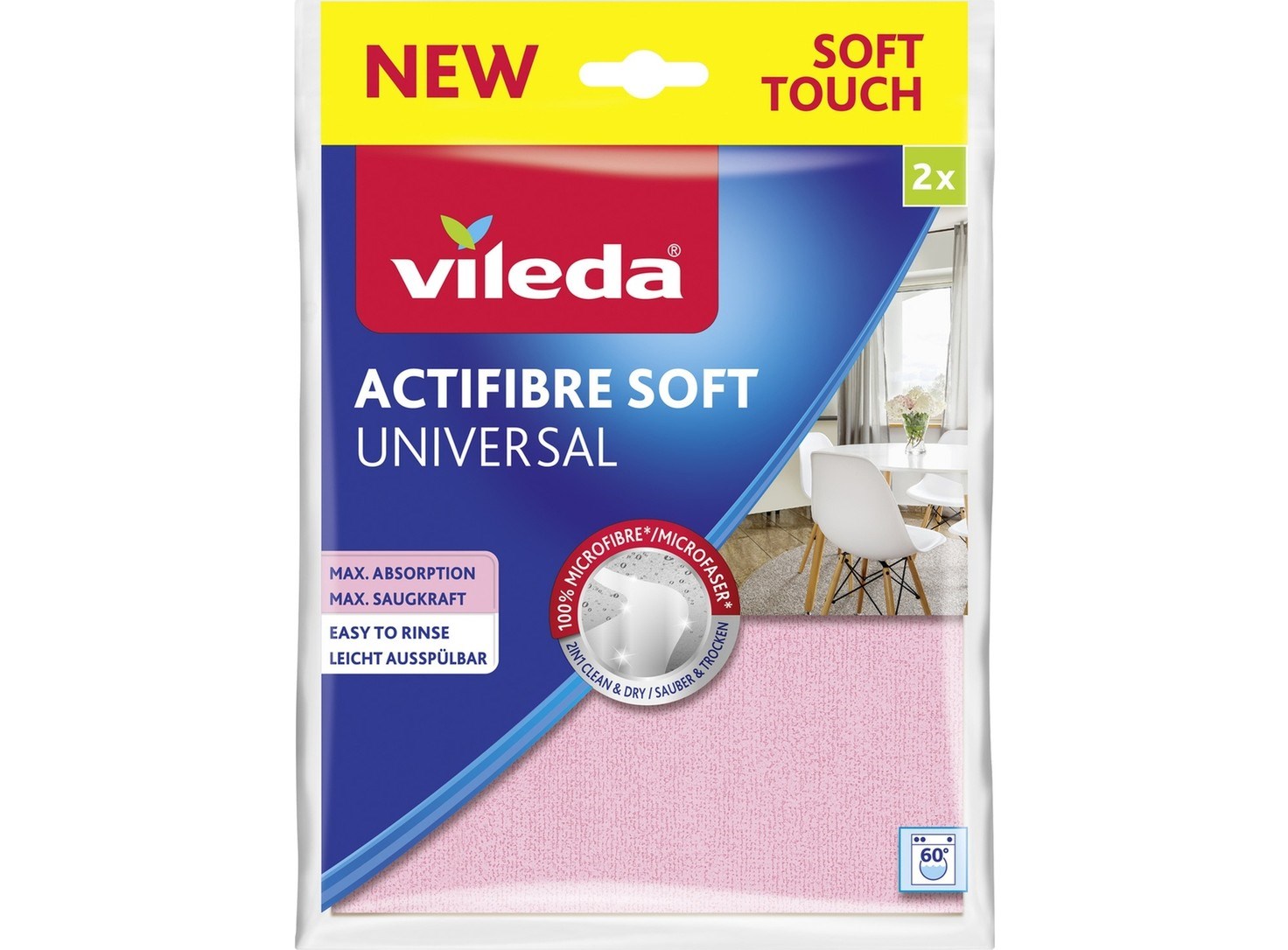 Actifibre Soft Mikrofiber Temizlik Bezi 2'li