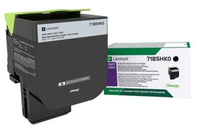 Lexmark CS417-71B5HK0 Siyah Yüksek Kapasiteli Orijinal Toner 6000 Sayfa