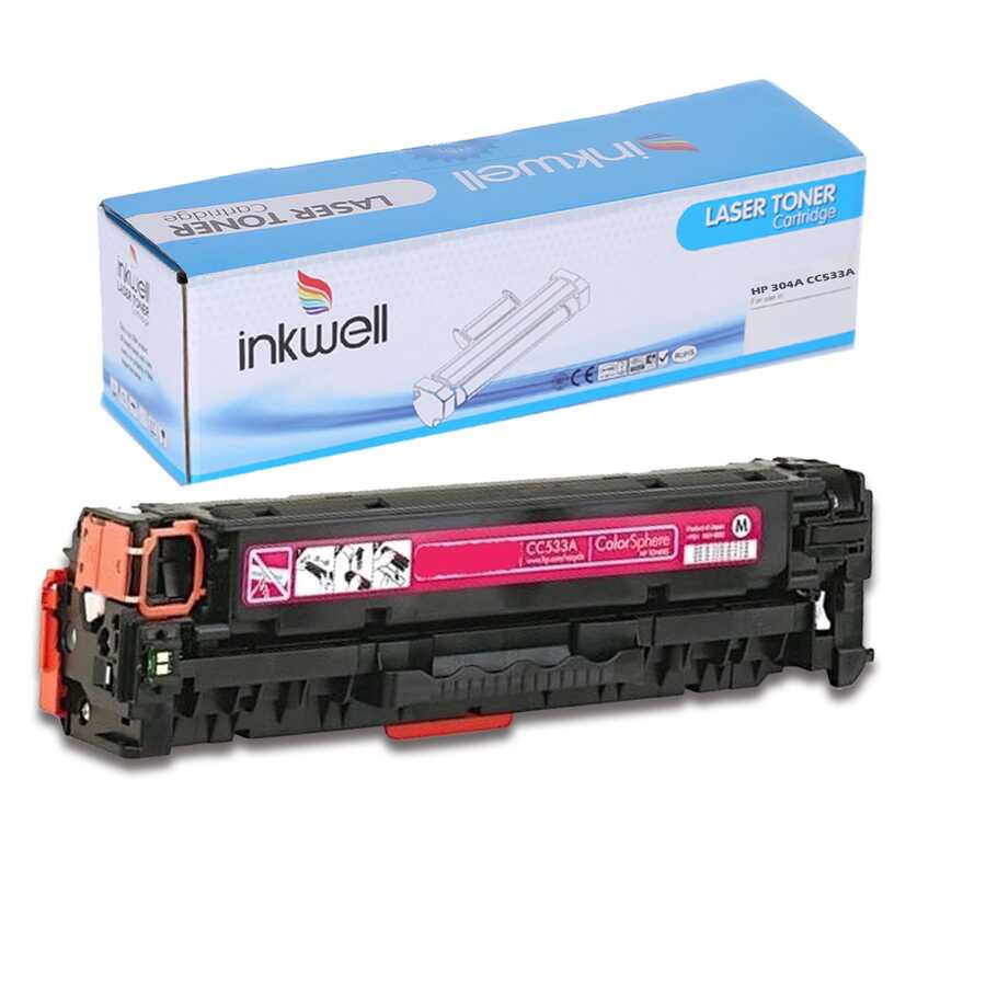 HP CC533A / CE413A / CF383A Kırmızı Muadil Lazer Toner - 4.400 Sayfa