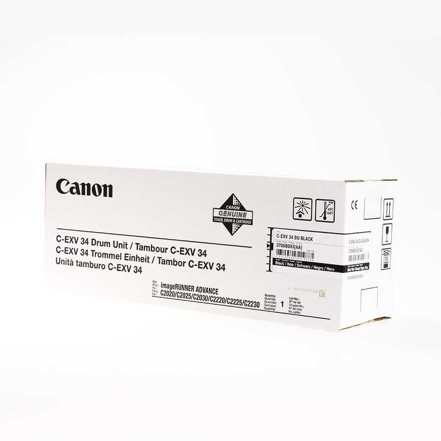 Canon C-EXV 34 Siyah Orijinal Fotokopi Drum Ünitesi 3786B003 43.000 Sayfa