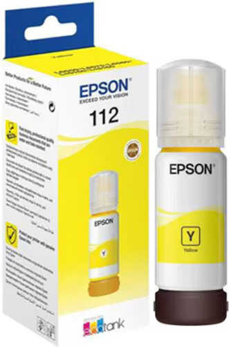 Epson 112 Orijinal Sarı Şişe Mürekkep C13T06C44A