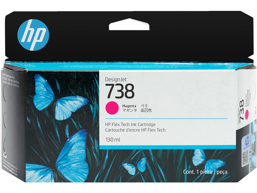 HP 738 498N6A Kırmızı Orijinal Kartuş 130ml