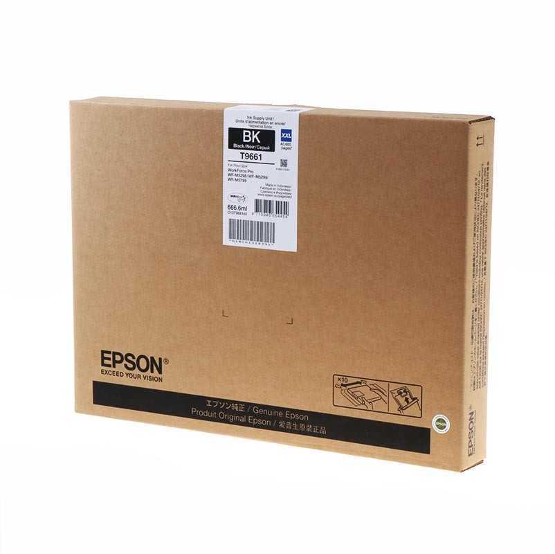 Epson T9661XXL C13T966140 Siyah Ekstra Yüksek Kapasiteli Orijinal Kartuş 40.000 Sayfa