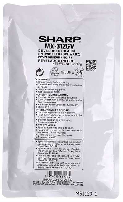 Sharp MX-312GV Orijinal Developer